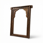 Vintage Wooden Mirror (Frame Only) | Brown | 91x67x7cm