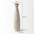 Contemporary Wooden Vase | 60x15x15cm