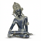 Brass Indra Dev | 14.2x9.4x7.1 Inch | Matte Finish | 7.1 Kg approx