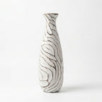 Contemporary Wooden Vase | 46x15x15cm