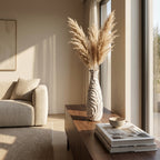 Contemporary Wooden Vase | 46x15x15cm