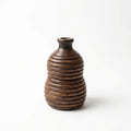 Contemporary Wooden Vase | 23x15x15cm