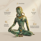 Brass Tara Devi | 9.6x9x7 Inch | 4 Kg Approx