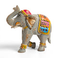 Distress Grey Elephant | Wooden | 23x23x10cm
