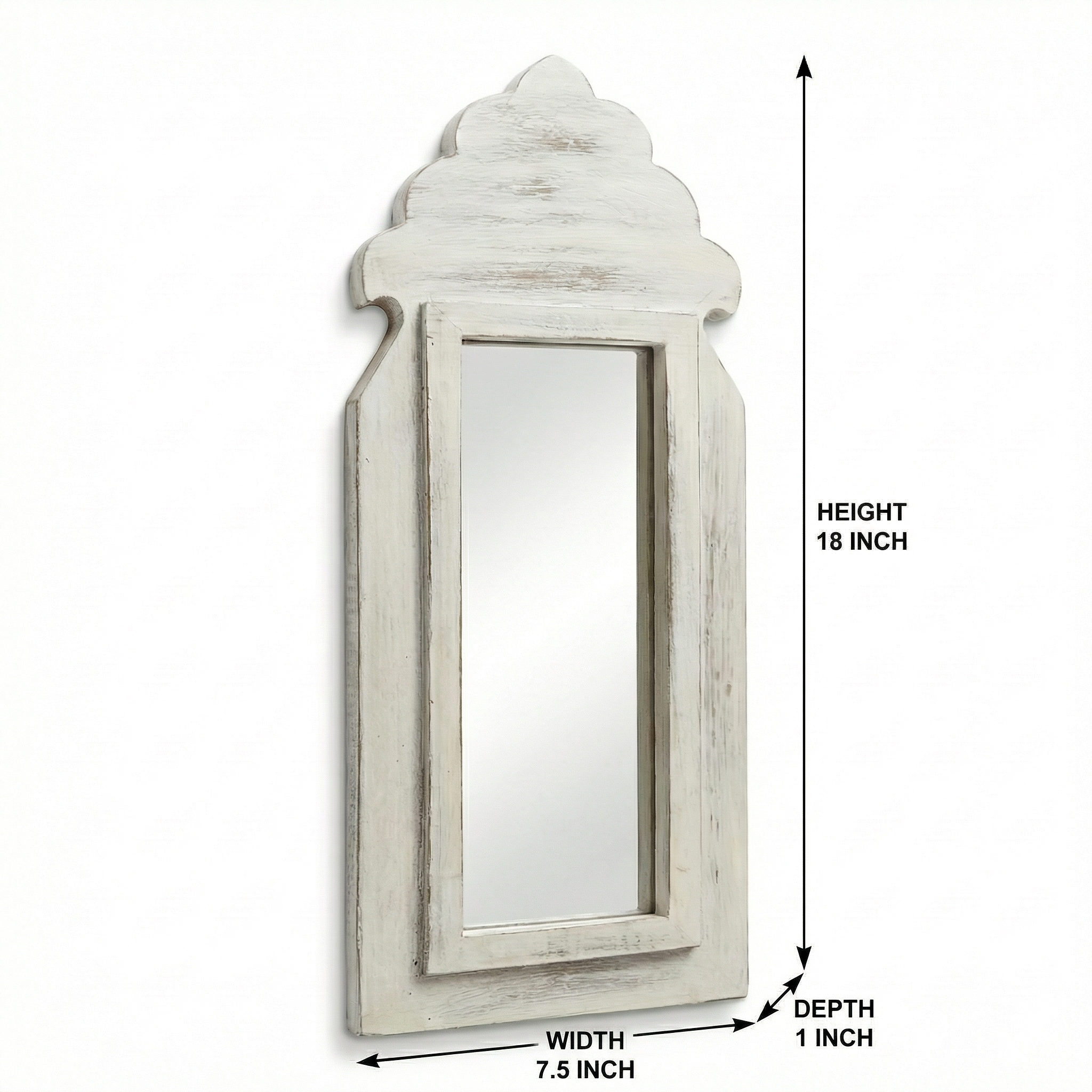 White Mirror | 19.5x7.25x0.5 inches