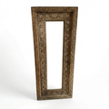 Vintage Wooden Mirror (Frame Only) | Distress Brown | 120x50x5cm