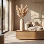Contemporary Wooden Vase | 45x16x14cm