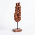 Wooden Peacock tall | 41x11x9cm