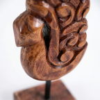 Wooden Peacock tall | 41x11x9cm