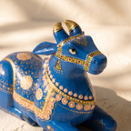 Handpainted Nandi Blue | 9x7x3.5inch