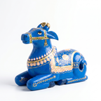 Handpainted Nandi Blue | 9x7x3.5inch
