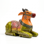 Handpainted Nandi Multicolour | 9x7x3.5inch