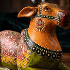 Handpainted Nandi Multicolour | 9x7x3.5inch