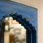 Blue Jharokha Mirror | 20x14.5x1 Inch