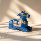Handpainted Nandi Blue | 9x7x3.5inch