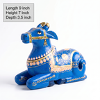 Handpainted Nandi Blue | 9x7x3.5inch