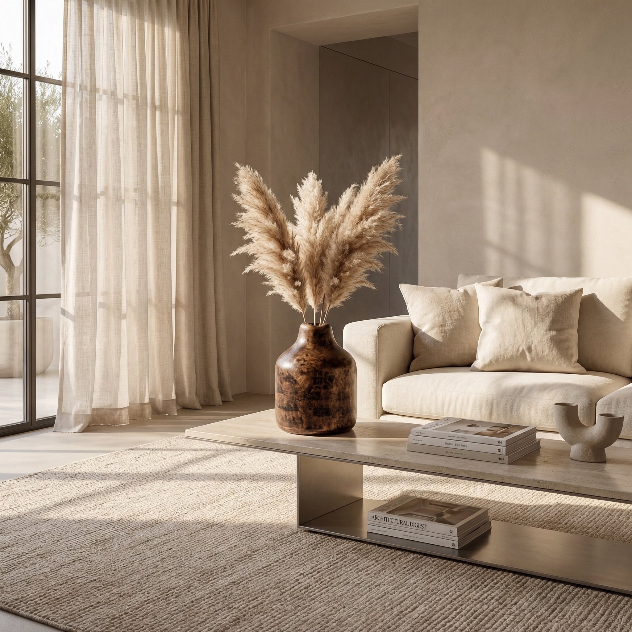 Contemporary Wooden Vase | 18x14x14cm