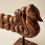 Wooden Peacock Wide | 28.5x26x9cm