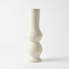 Contemporary Wooden Vase | 46x14x14cm