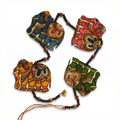 (Set of 2) Elephant Toran wall hanging | Andhra Leather Puppet (46inch)