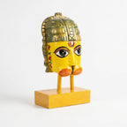 Hanuman Ji Wooden | Yellow | 25x14x9cm