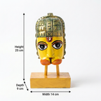 Hanuman Ji Wooden | Yellow | 25x14x9cm