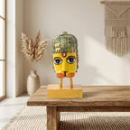 Hanuman Ji Wooden | Yellow | 25x14x9cm