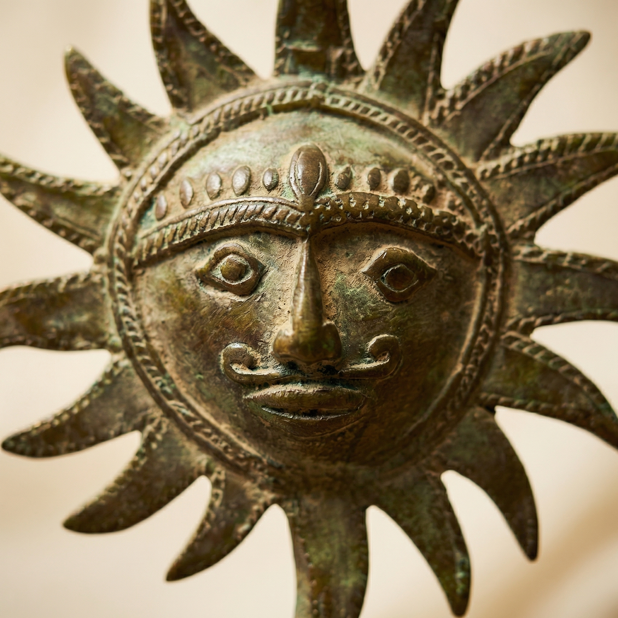 Brass Sun Table Decor | 17.5x11x4.5cm