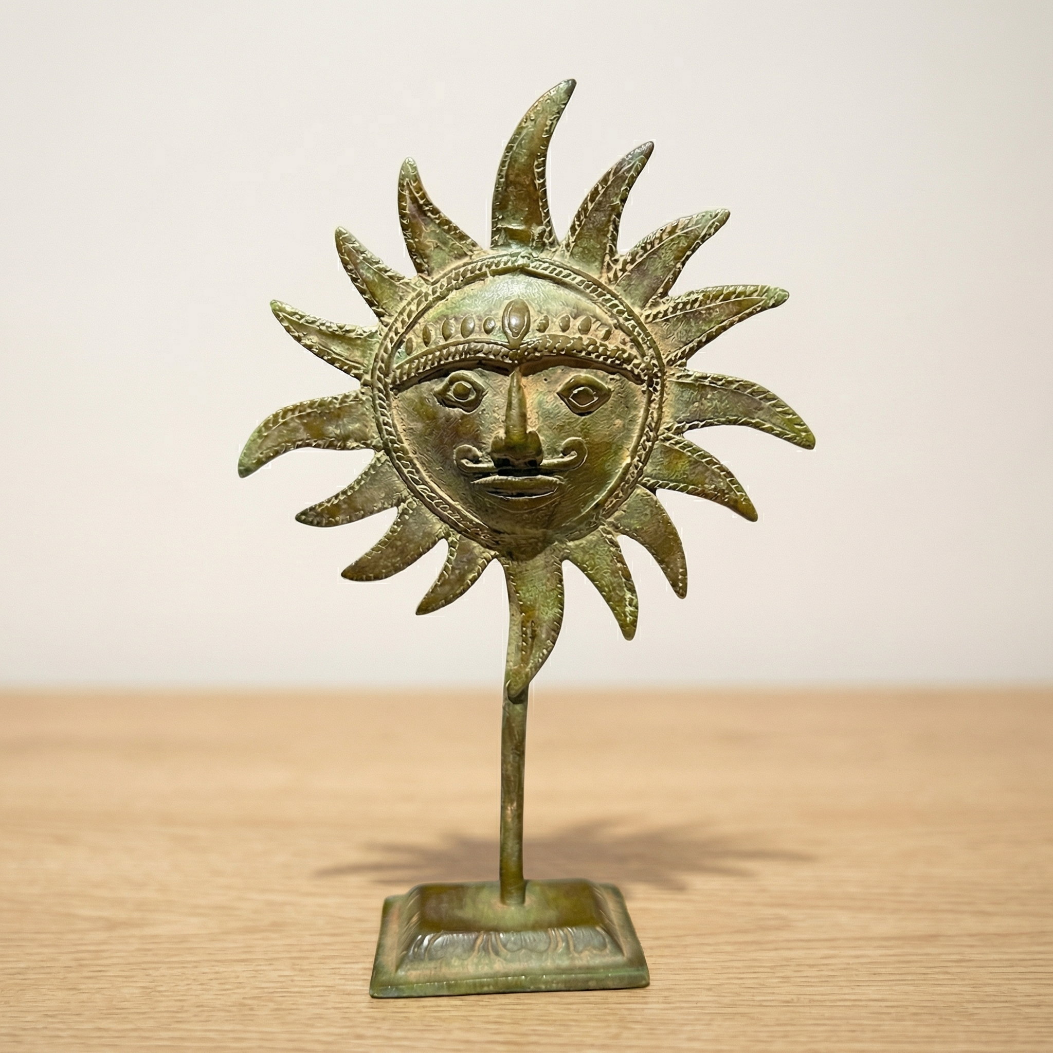 Brass Sun Table Decor | 17.5x11x4.5cm