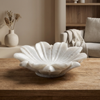 Marble Flower Bowl | 20x20x6cm