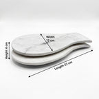 Marble Spoon Rest (Set of 2) | 22x12x4 cm
