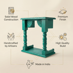 Temple Wall Shelf | Green | 33x30x15cm