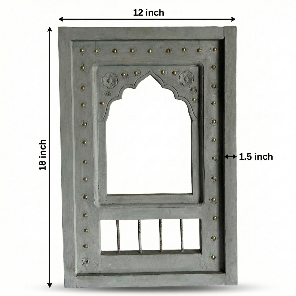 Wooden Frame | Grey | 18x12x1.5 inch