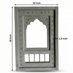 Wooden Frame | Grey | 18x12x1.5 inch