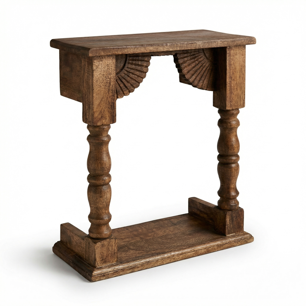 Temple Wall Shelf | Natural| 33x30x15cm