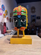Hanuman Ji Wooden | Dark Green | 25x14x9cm