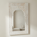 White Arch Mirror Frame (Frame only) | 120x75x3cm