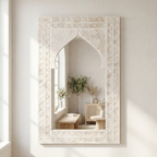 White Arch Mirror Frame (Frame only) | 120x75x3cm