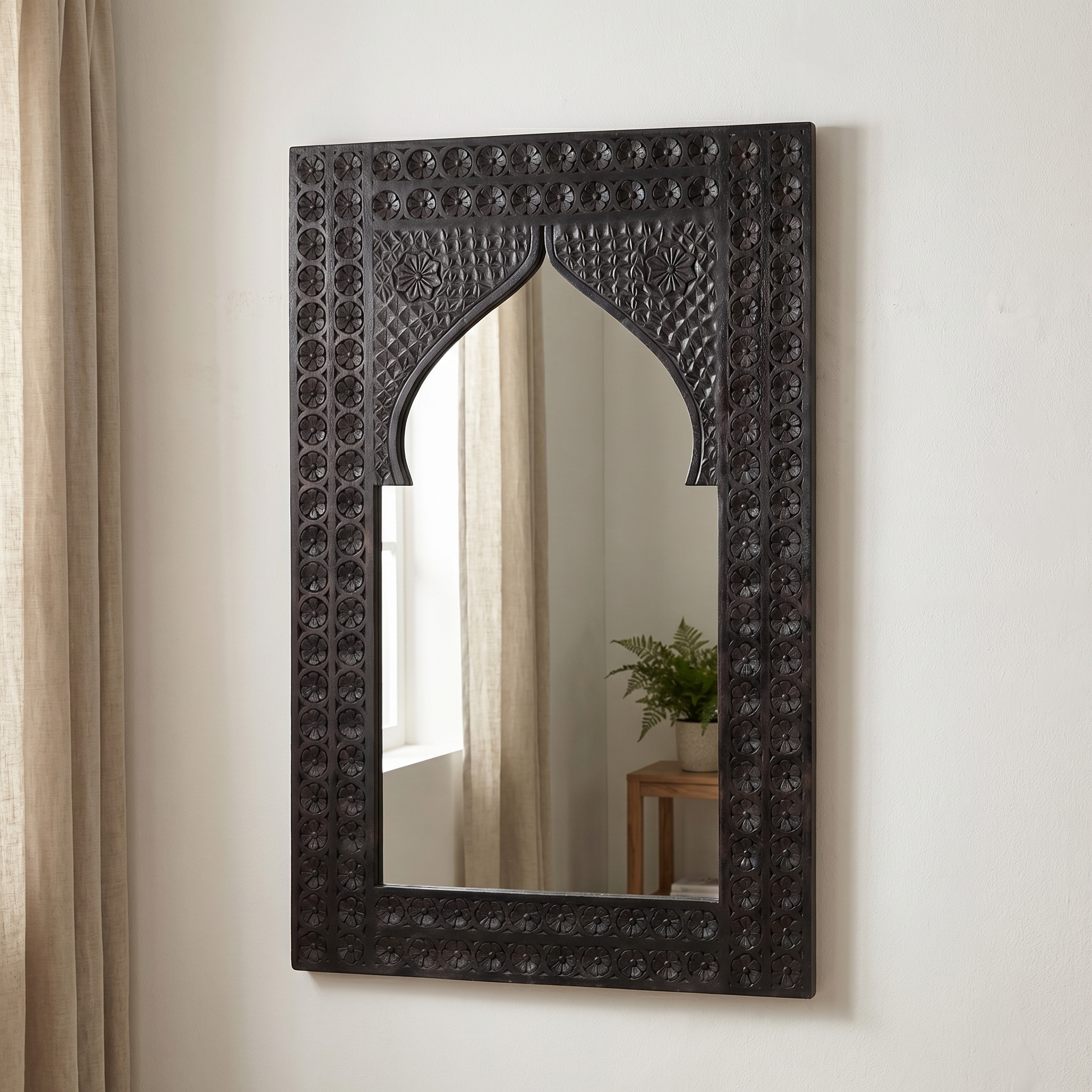 Arch Mirror Frame (Frame only) | Black | 120x75x3cm