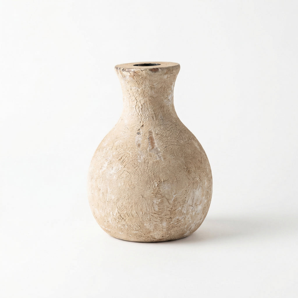 Contemporary Wooden Vase | 25x20x20cm