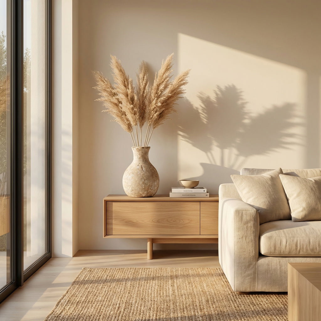 Contemporary Wooden Vase | 25x20x20cm