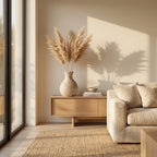 Contemporary Wooden Vase | 25x20x20cm