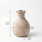 Contemporary Wooden Vase | 25x20x20cm