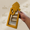 Yellow Elephant Mirror | 32x13x2.5cm