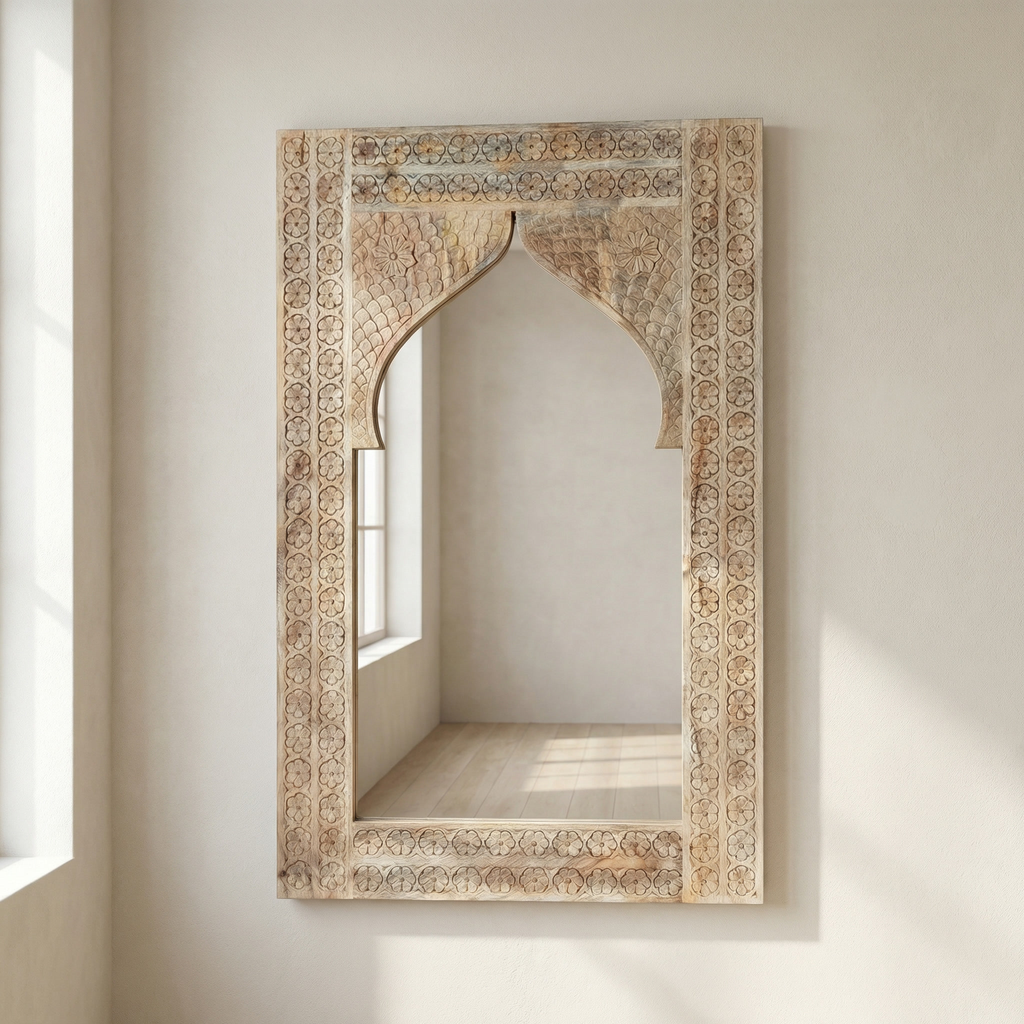 Arch Mirror Frame (Frame only) | Natural | 120x75x3cm