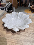 Marble Flower Bowl | 20x20x6cm