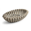 Marble Zigzag Urli Bowl | Grey | 25x18x8cm