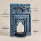 Jharokha Wall Frame | Blue | 12x8x1 Inch