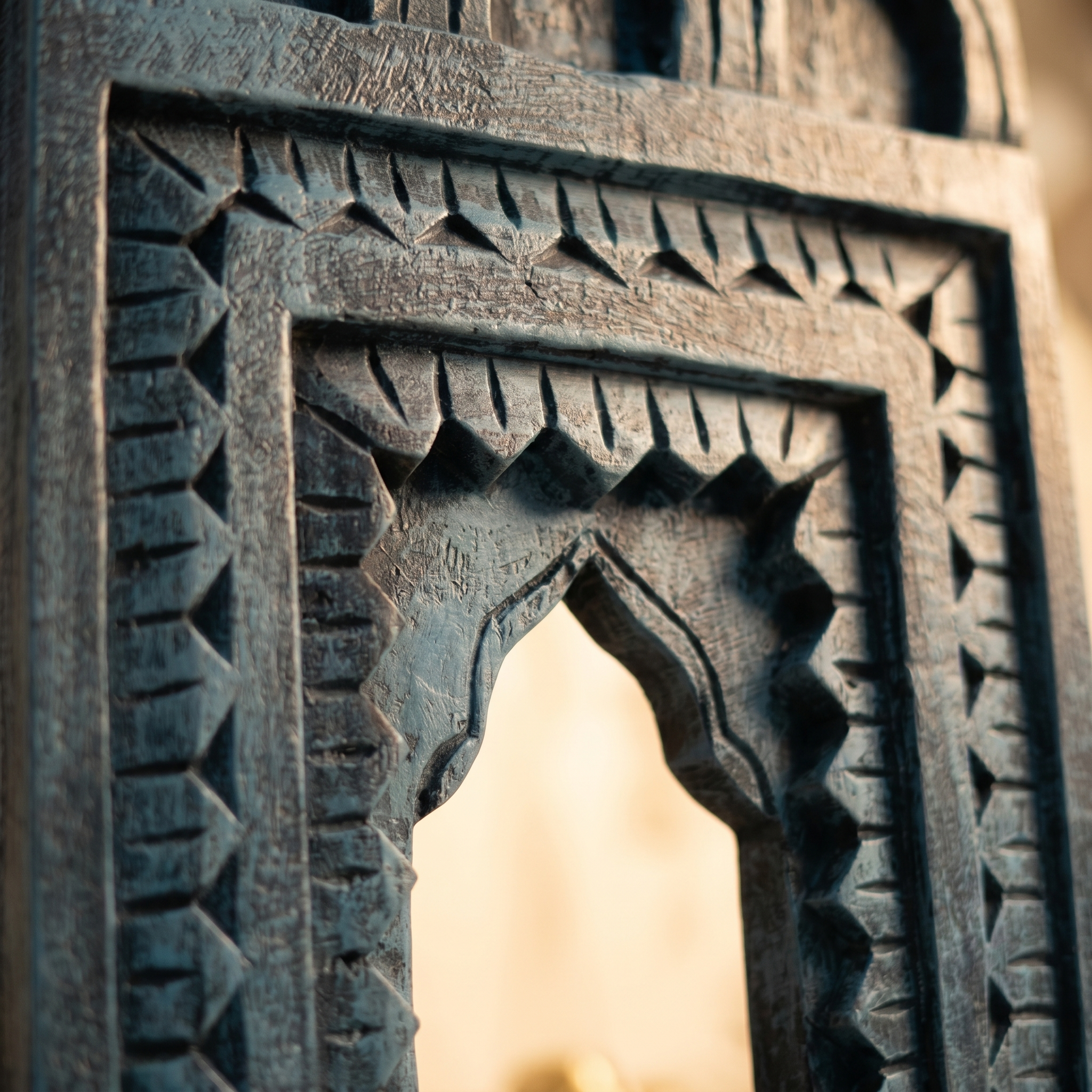 Jharokha Wall Frame | Blue | 12x8x1 Inch