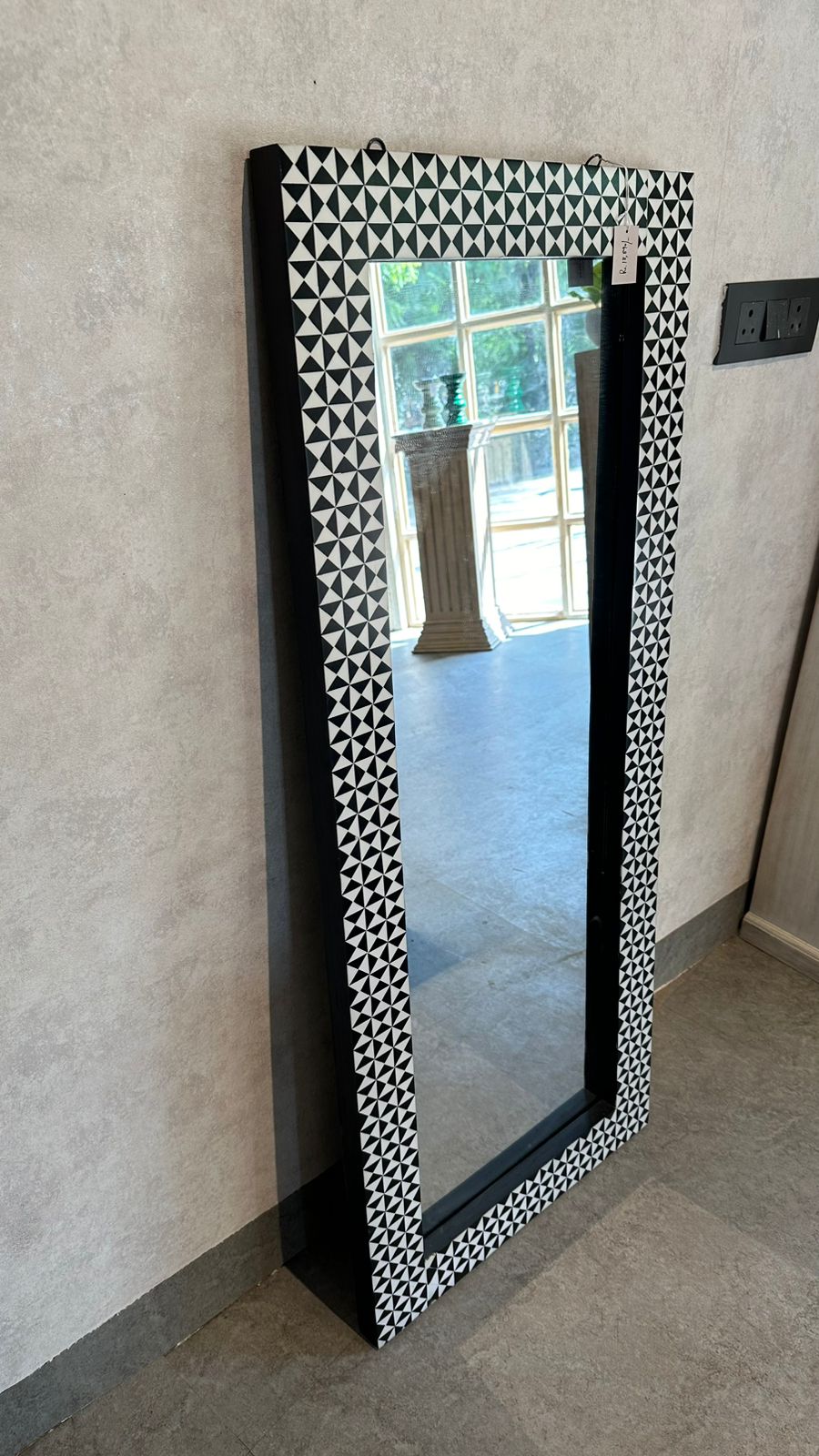 Inlay Console & Mirror Set